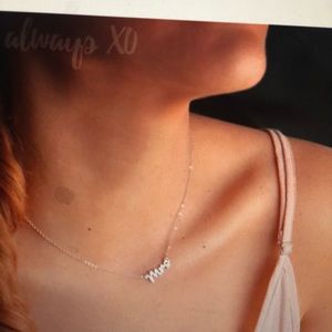 NWT Sterling Silver Mrs. Necklace